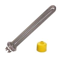 Блок ТЭН-3,0кВт, 220В (300мм.) G1 1/2" нерж/нерж (трубка + колпак) JH