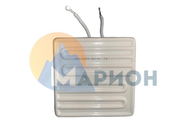 Керамический «прямой» нагреватель 0.35 кВт 230 В 122х122 мм