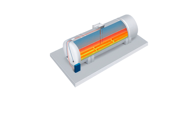 Стеклопластиковые нагреватели битума и нефтепродуктов