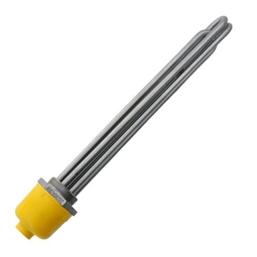 Блок ТЭН 4,5 кВт для воды 310 мм фланец G1 1/4" 220/380 В (трубка + колпак) HF