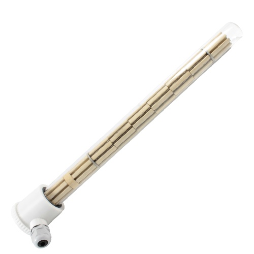 Колбовый погружной нагреватель КПН L=800, 1 кВт, 220 В, кварцевое стекло